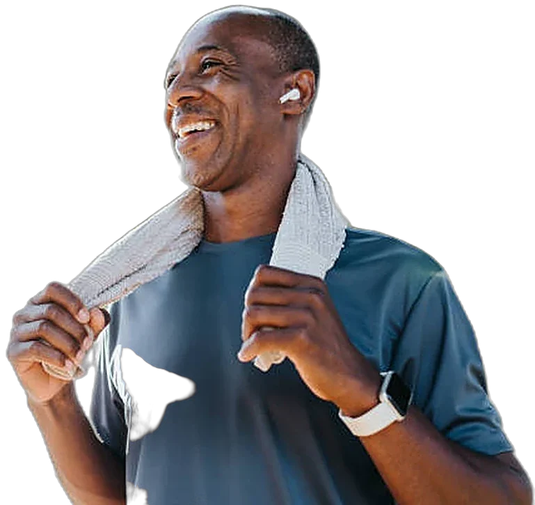 A healthy man with same-day instant issue coverage