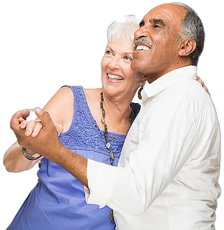 A couple dancing, protected by final expense coverage