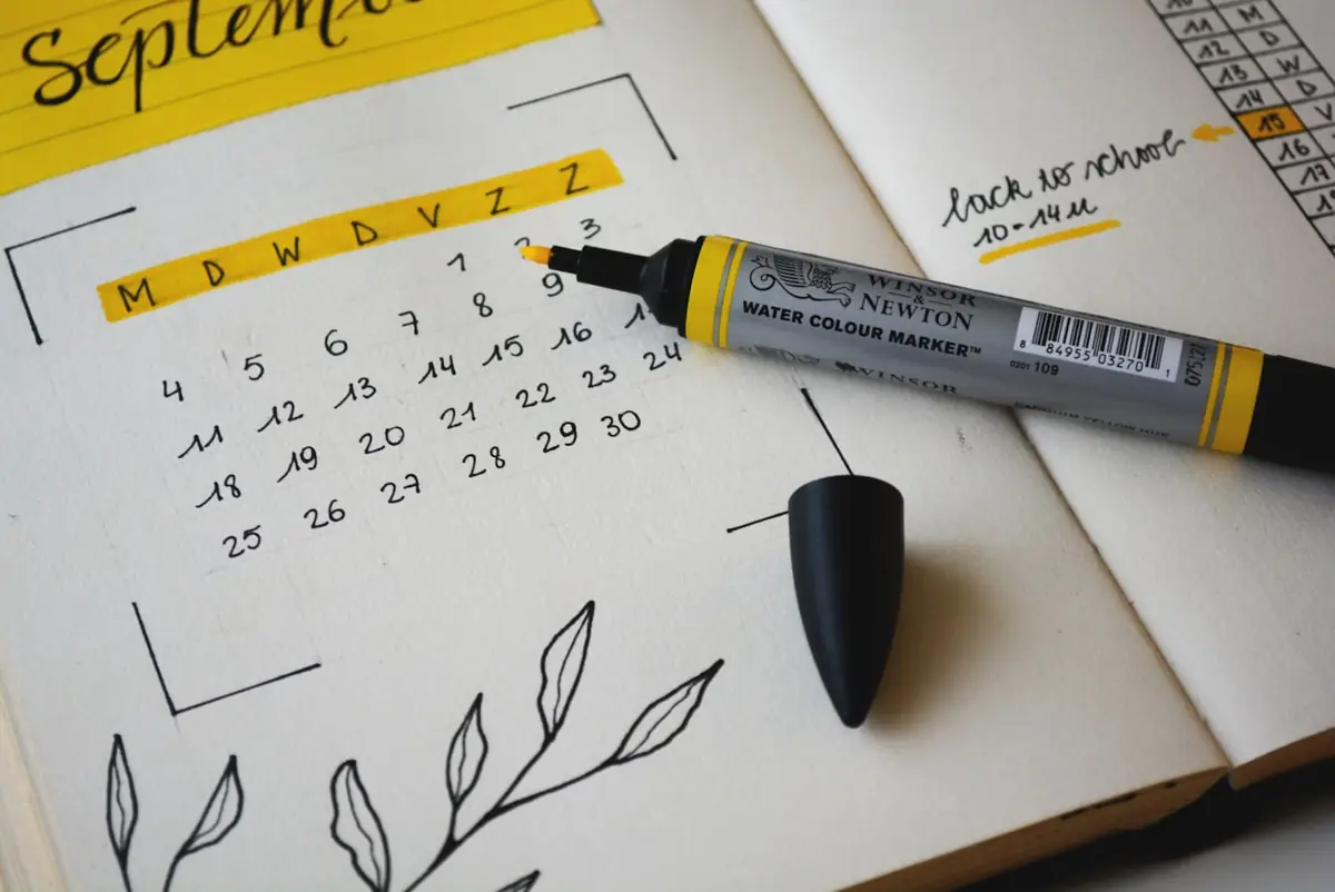 Marking key dates